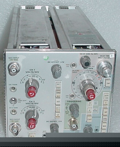 Tektronix dual strace delayed sweep sampler