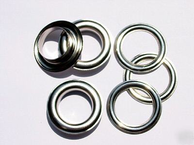 22.5MM metal purse bag grommets nickel 100SET JE35M-nl