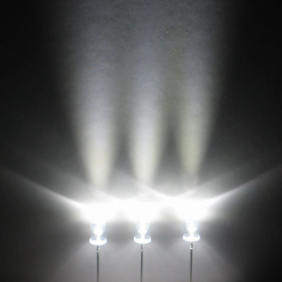 Pure white led set of 10000 super bright 5MM 37000MCD f