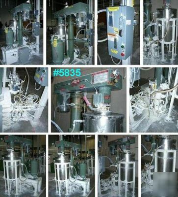 5 hp myers high speed disperser - s/s - v/s - with tank