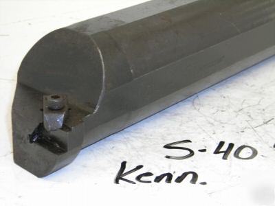 Kennametal boring threading bar S40-NER4 2-1/2