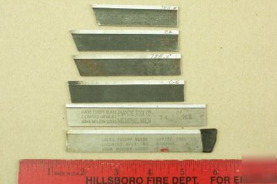 Lot machinist lathe tools cutting cut off blades X6