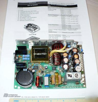 New 5V@5A-5V@3A+/-15V@2A integrated power design supply