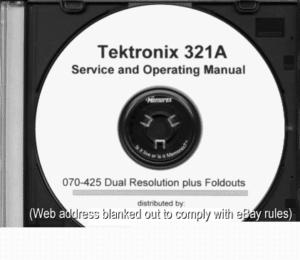 Tek 321A svc/op manual 2 res A3 +A4 +text searchable