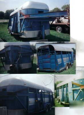 Cattle horse move hunt fish camp 5TH wheel trailer 16