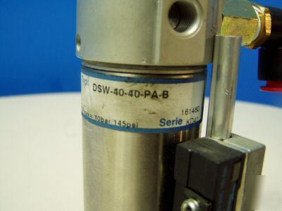 Festo pneumatic cylinder m/n: dsw-40-40-pa-b