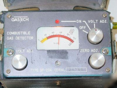 Gastech combustible portable gas detector gp-204
