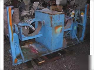 Morse twin drum tumbler, 3 hp, 800# max-25441