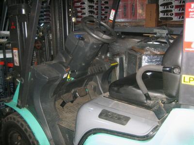New mitsubishi forklift almost -360 hours