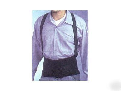 Back support w/ shoulder straps, s