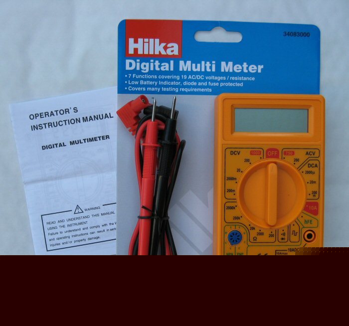New hilka digital multimeter free post full guarantee