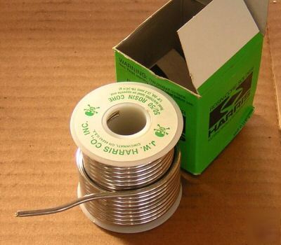 J. w. harris -- 1# rosin core 50/50 solder - 1/8