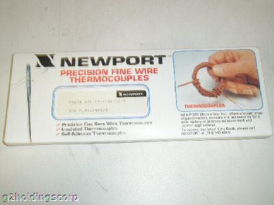 New port precision fine wire thermcouples