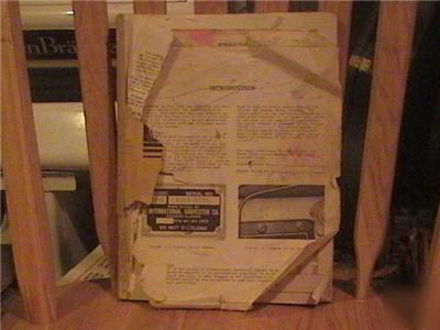 T-9 an td-9 international crawler parts book