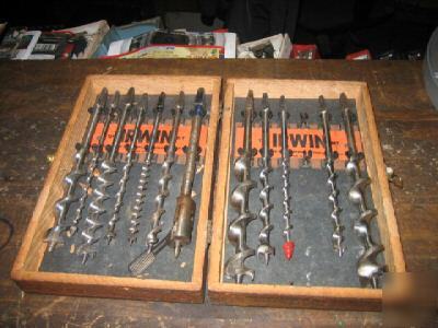 Irwin auguer bit kit w/ 12 bits