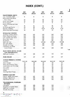 Case international 385 thru 885 tractor workshop manual