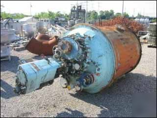 500 gal dedietrich glass lined reactor,100/100# - 19289