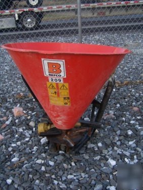 81: befco spin fertilizer spreader for compact tractors