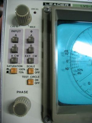 Leader electronics vectorscope lvs-5850 ntsc