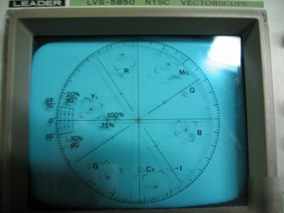 Leader electronics vectorscope lvs-5850 ntsc