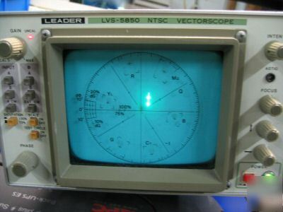 Leader electronics vectorscope lvs-5850 ntsc