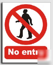 No entry-graphic sign-adh.vinyl-200X250MM(pr-031-ae)