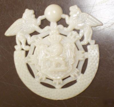 Older british decoration mold for injection molder