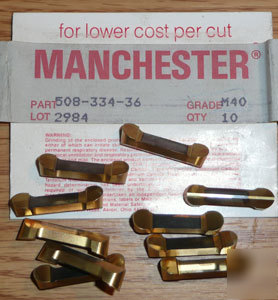 New 10PC manchester carbide inserts