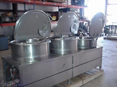 Legion 3 kettle system common base 60/60/40 stainless