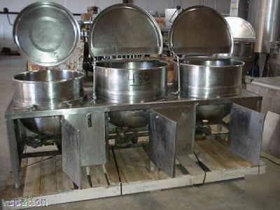Legion 3 kettle system common base 60/60/40 stainless