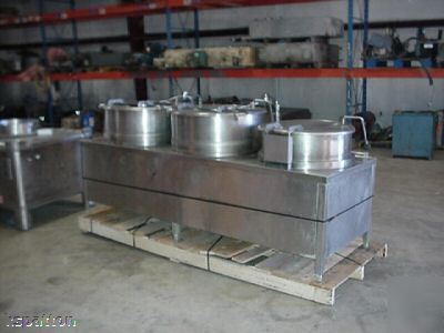 Legion 3 kettle system common base 60/60/40 stainless