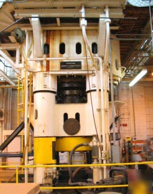 Loewy 6500 ton hydraulic marform press, model h