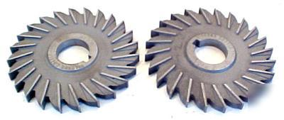 Lot of 2 plain tooth side milling cutters ~ 4