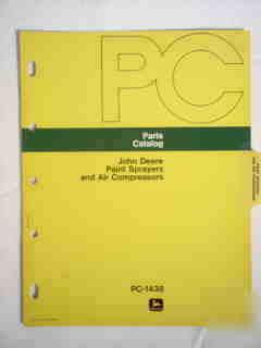 John deere paint sprayers air compressors parts catalog