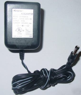 Memorex 351R060010 ac dc adapter class 2 transformer 6V