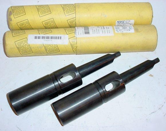 New 2 morse cutting tools 5 to 4 socket 4 shank adapter