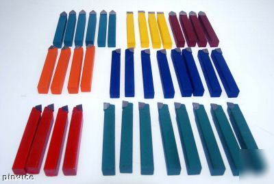 Set of 38 tct lathe tools 1/4 square - unimat etc