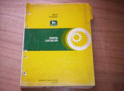 John deere 4010 tractor parts catalogue