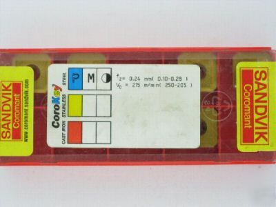 7 sandvik carbide milling inserts R245-12 T3 m-pm 4030