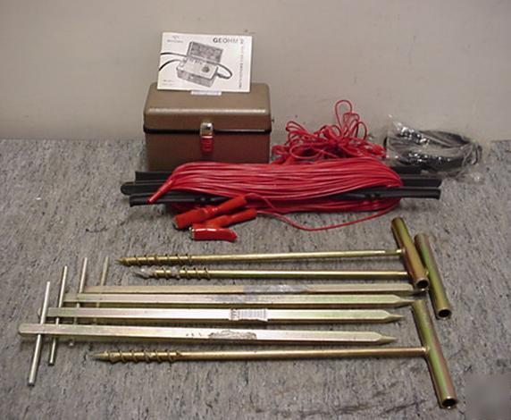 Gossen geohm-2 gossen earth resistance meter kit tested