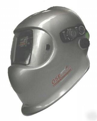 OptrelÂ®satellite ose autodarkening weldinghelmet silver