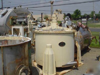 Tanube rubber lined perforated basket centrifuge