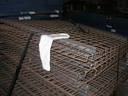 Used upick industrial shelving complete