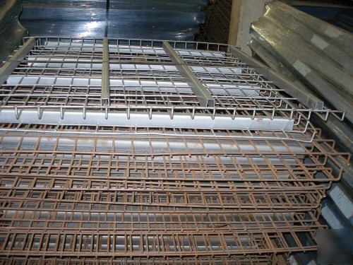 Used upick industrial shelving complete
