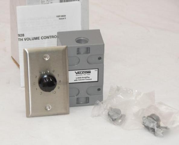 Valcom v-9928 V9928 wall mount 5 watt amplifier ** **