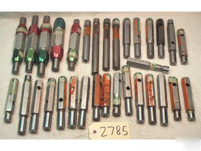 (38) taperlock plug gages, all under 1
