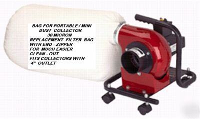 Dust collector bag - 4 portable / mini dust collector 