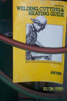 Victor oxygen/acetylene cutting & wielding set up