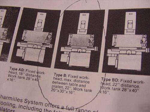 Charmilles 400 ,isopulse,eg 50, 3 axis dro