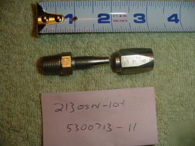 Qty 6 ** weatherhead 21305N-104 for # 5 hose